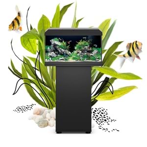 Juwel Akvaryum Komple Set Primo 60 2.0 Siyah 61X31X37 Cm 57L (TEK RENK)