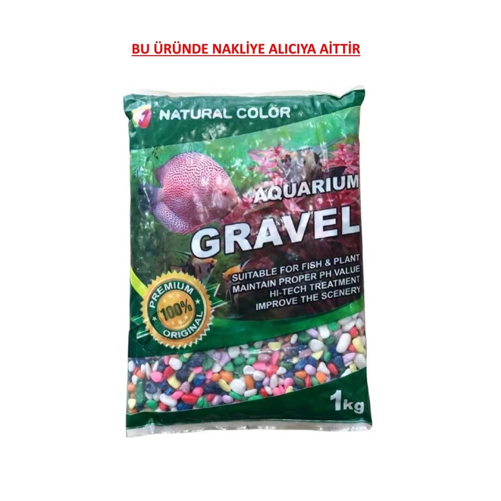 XF20612E İTHAL ORTA RENKLİ ÇAKIL 1 KG