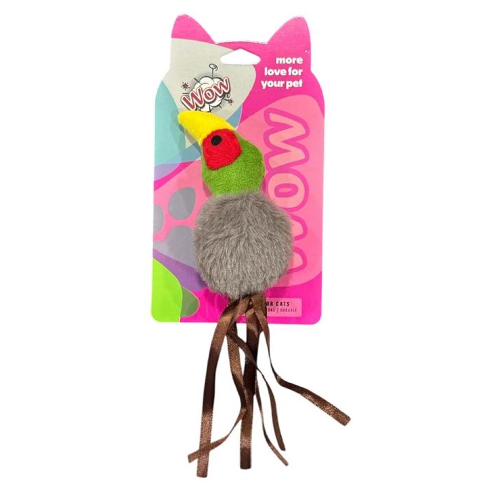 Wow Kedi Oyuncak Püsküllü Kuş