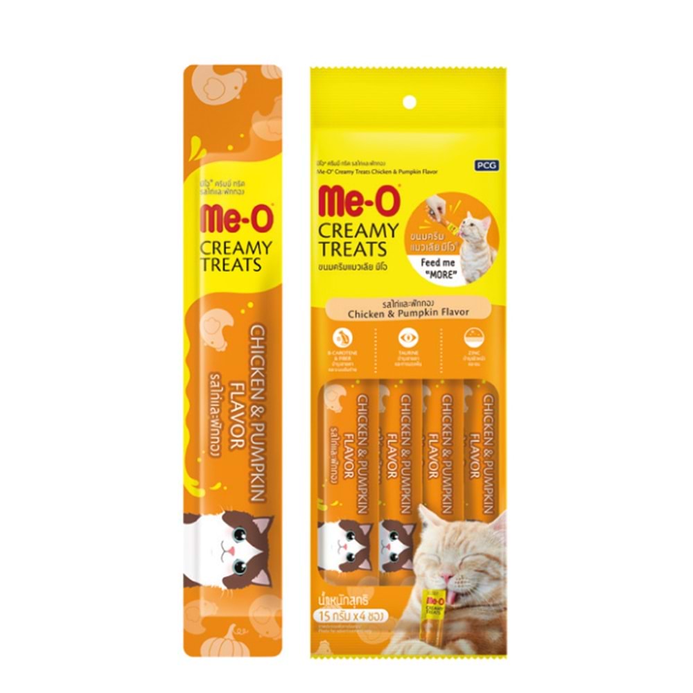 Me-O Krema-Tavuk&Bal Kabaklı 4x15 Gr