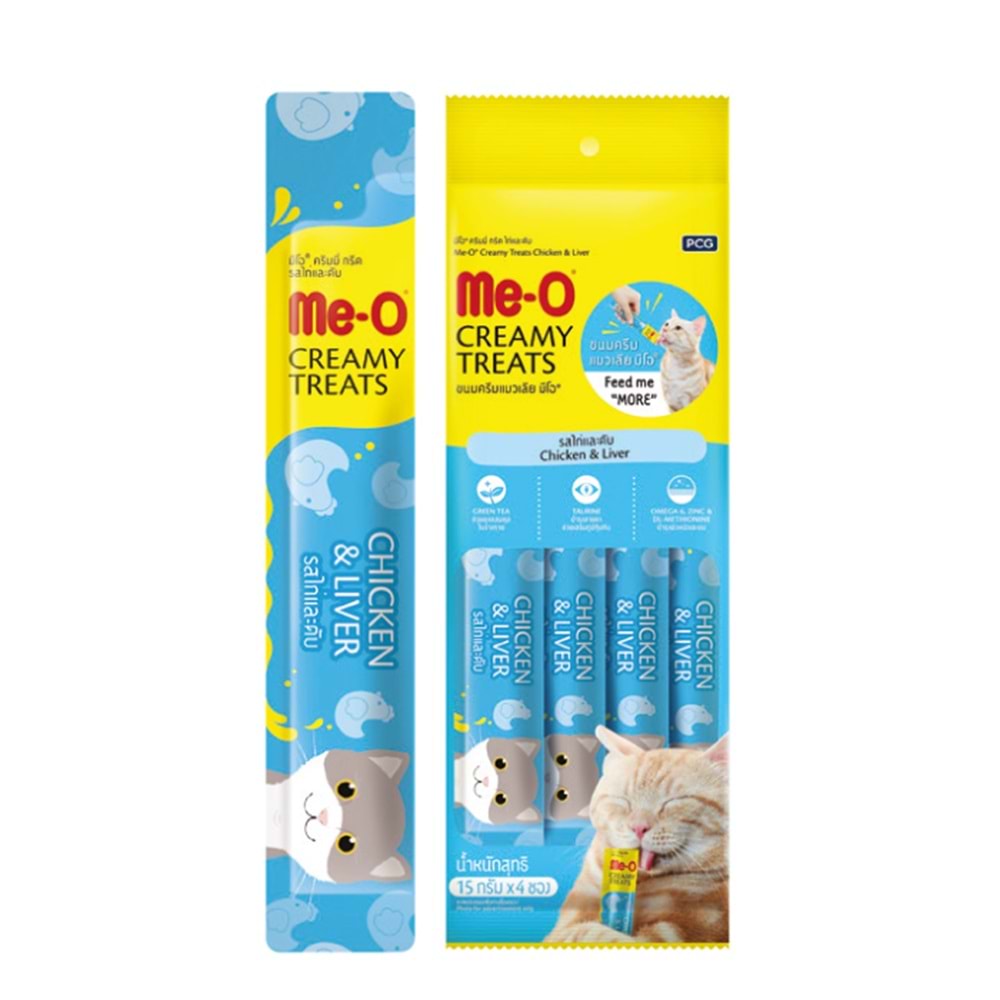 Me-O 2745-KremaTavuk ve Ciğer 4x15 Gr