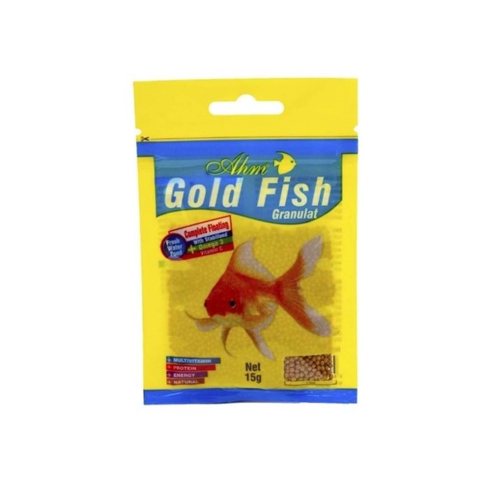 AHM GOLD FİSH GRANULAT 15 GR