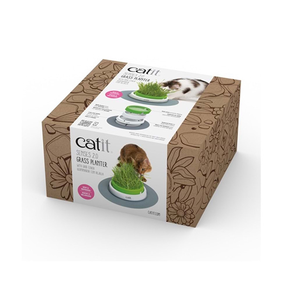 Catit Senses 2.0 Grass Planter Kedi Çimi Seti