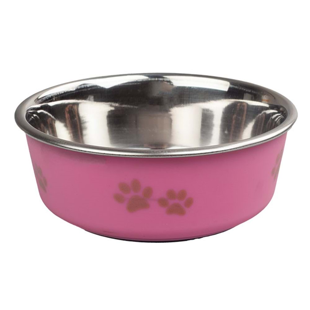 Fancy Paws Pfb(P) 17Cm 830Ml Pati Desenli Pembe Mama S