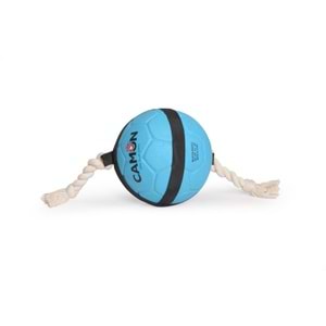 Handball BALL for Dogs with Rope Handles