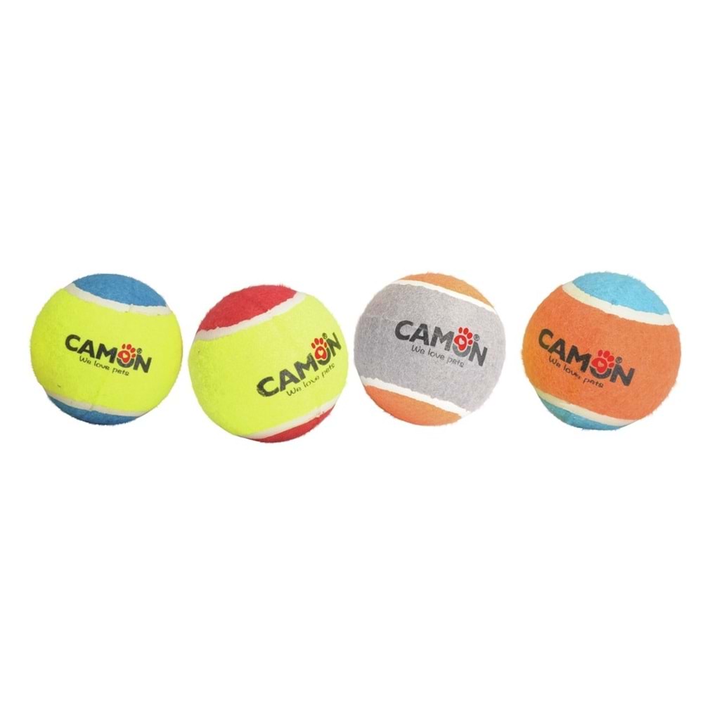 Camon Katı Kauçuk Zıplayan Tenis Topları 24lü 6,2cm