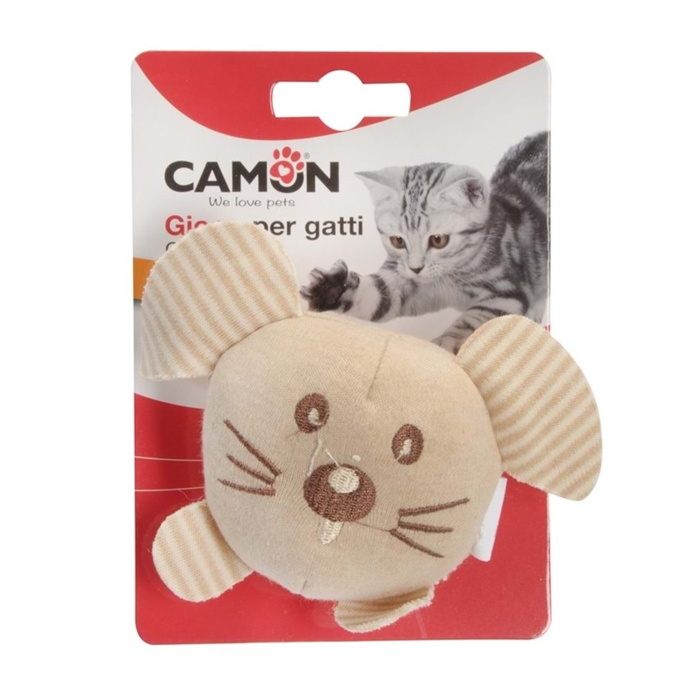Camon Catnipli ve Zilli Kedi Oyuncağı Peluş 7 cm