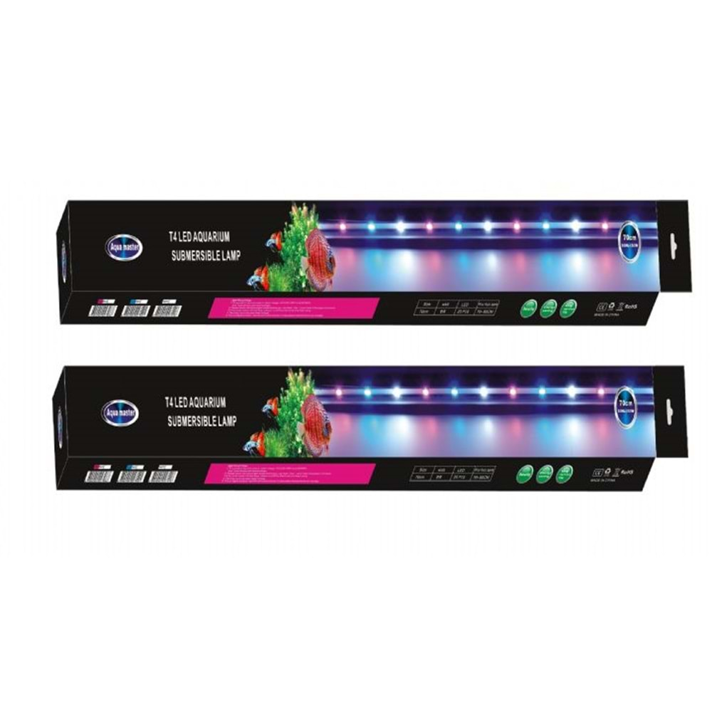 Aqua Master Su İçi Led Lamba 70cm Beyaz+Pembe