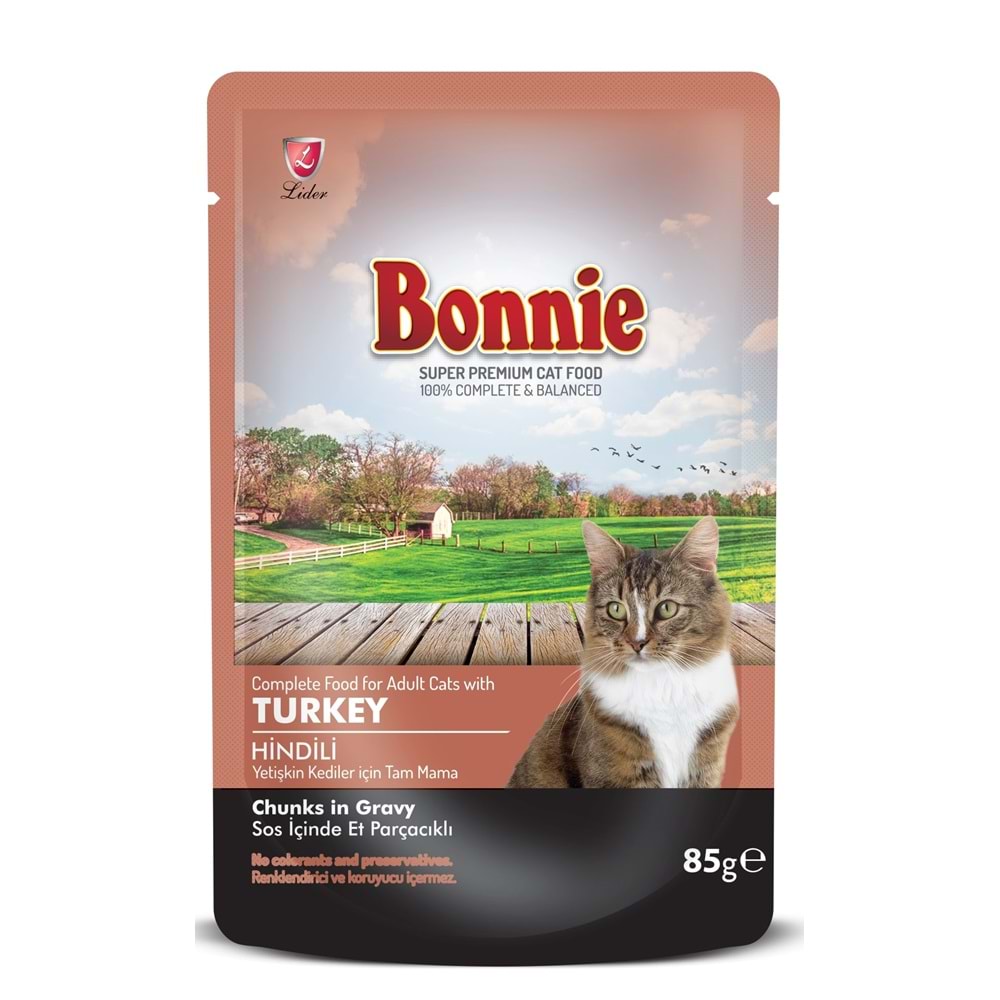 BONNIE KONSERVE POUCH HİNDİ 85 GR