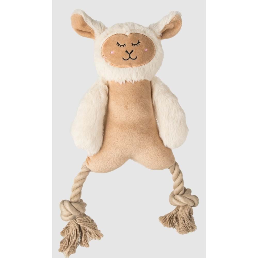 Halat bacaklı peluş koyun 30.5*20*3.5 cm