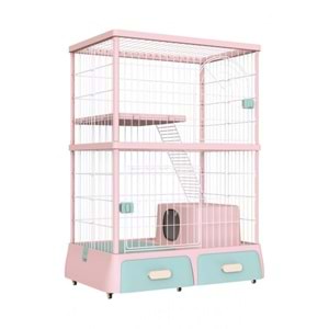 JCS KEDİ KAFESİ 2 KATLI DF 94*66.2*125