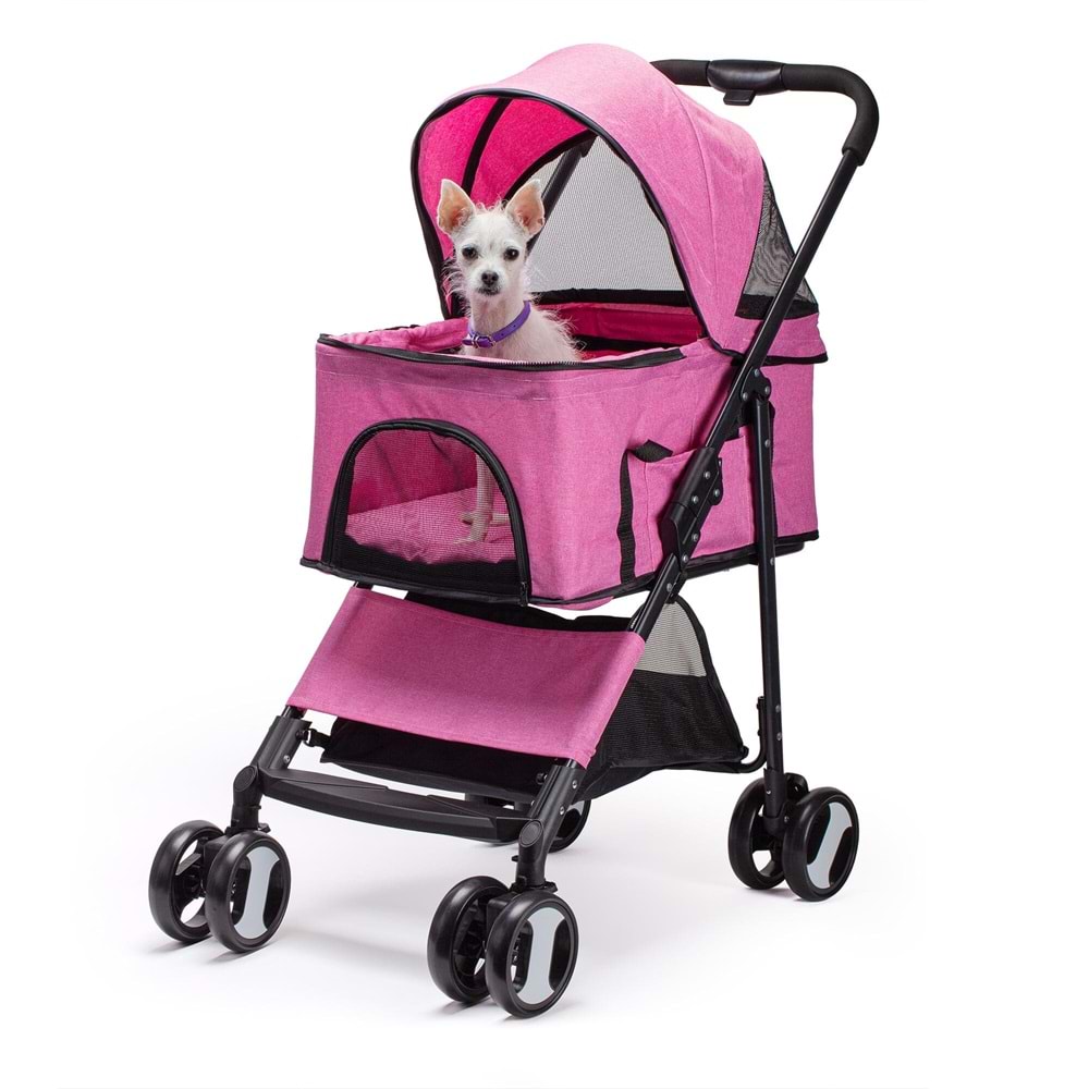 KEDİ & KÖPEK TAŞIMA ARABASI DTC802-PINK