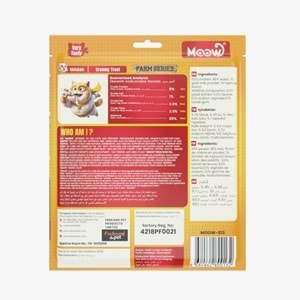 MOOW TAVUKLU KEÇI SÜTLÜ 12GR X 30'LU KEDI KREMA ÖDÜLÜ