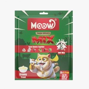 MOOW KARıŞıK 6 LEZZETLI ÇIFTLIK SERISI KEÇI SÜTLÜ 12GR X 30' LU KEDI KREMA ÖDÜLÜ