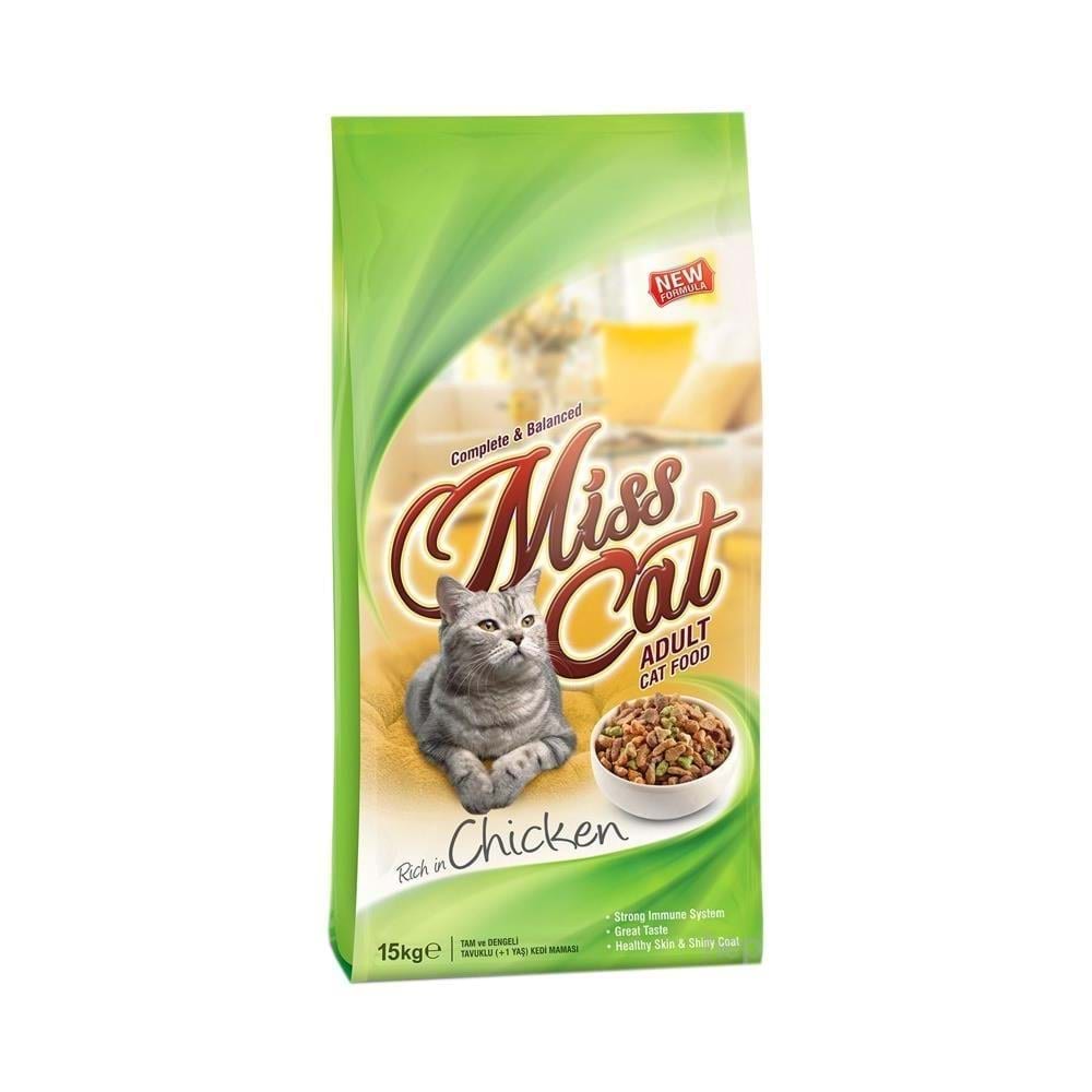 MİSSCAT TAVUKLU KEDİ MAMASI 15 KG
