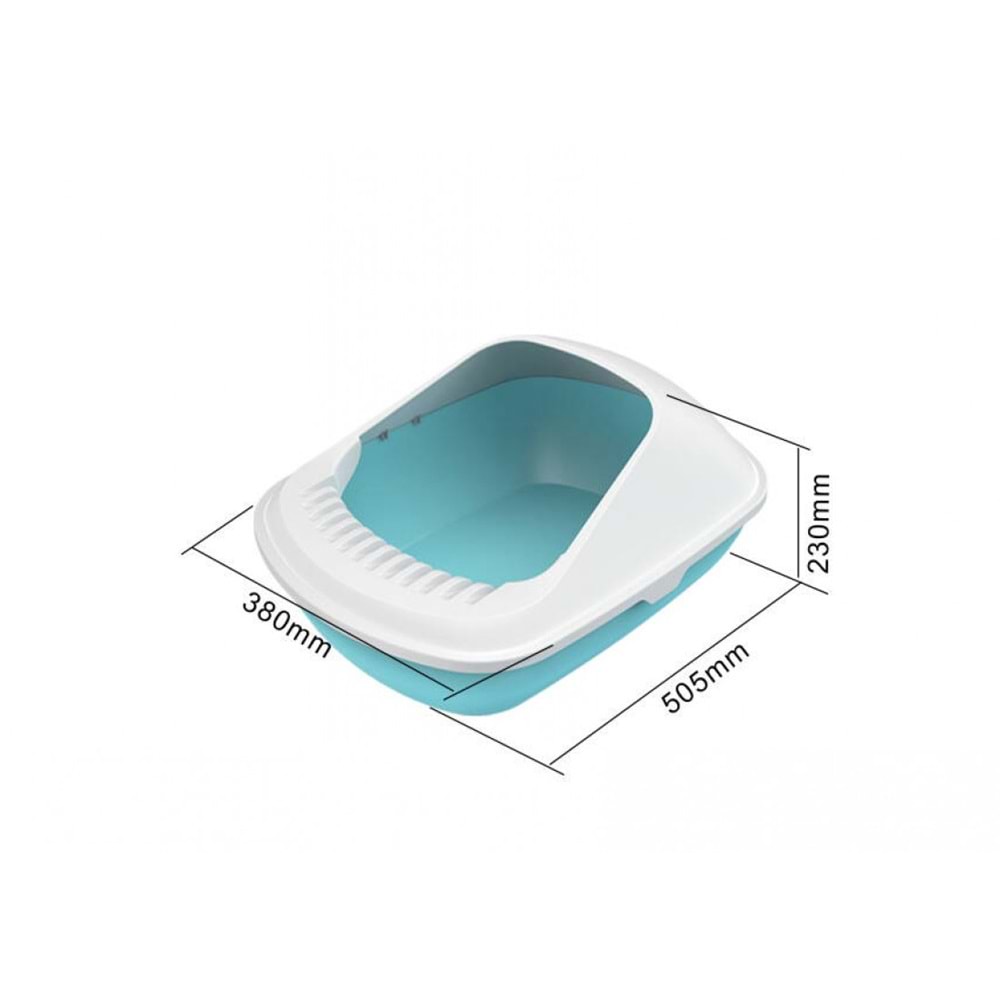 JCS BEŞİK KEDİ TUVALETİ KÜREKLİ (50.5*38*23)