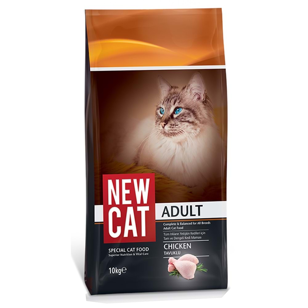 NEW CAT TAVUKLU YETİŞKİN KEDİ MAMASI 15 KG
