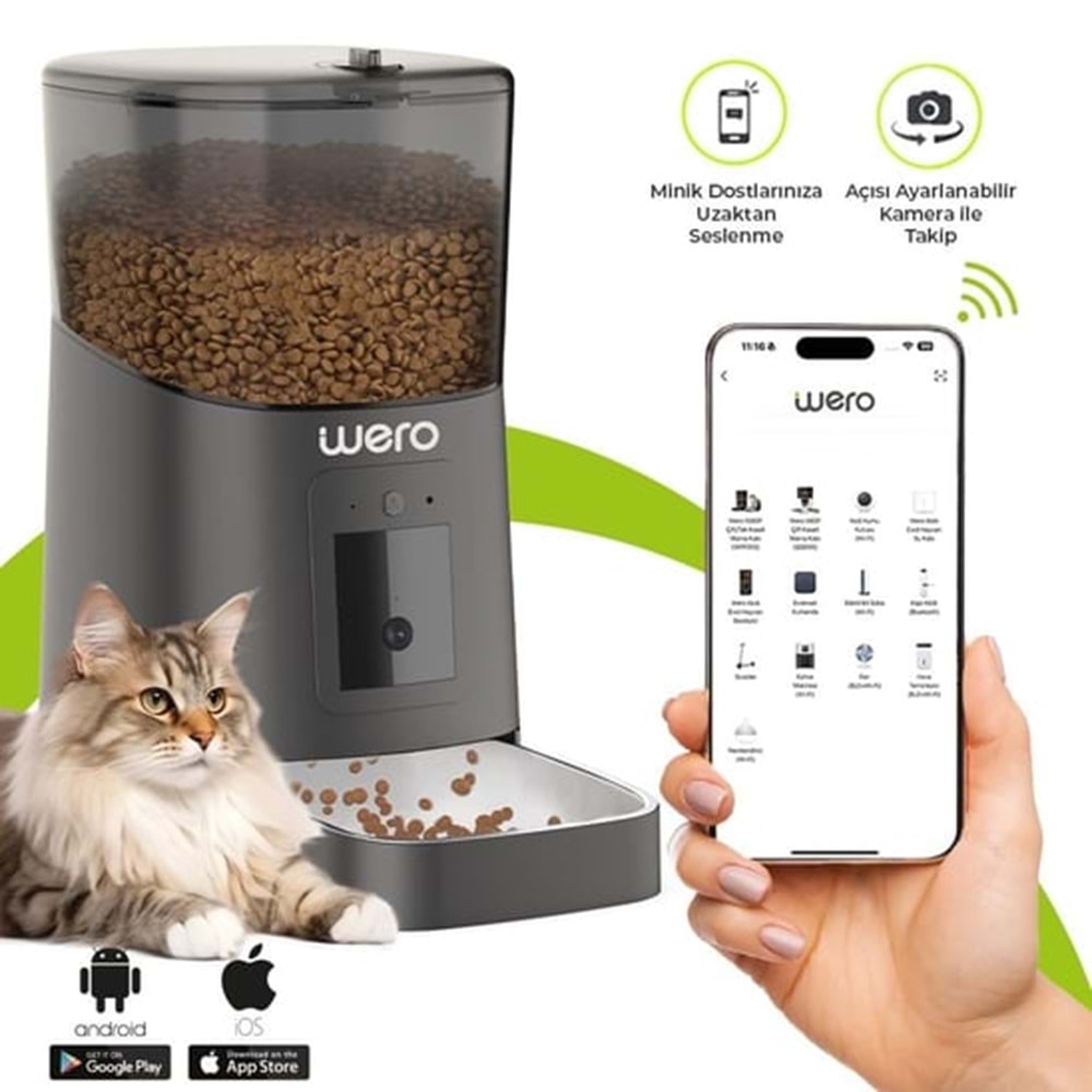 Wero WPF001 WiFi Mama Kabı Pro (Paslanmaz Çelik Kaseli)(1080P kameralı)