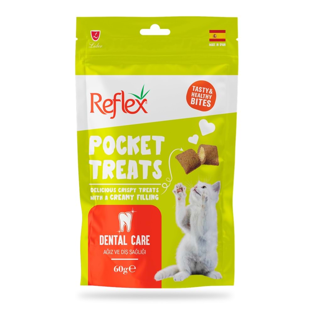 Pocket Treats / Ağız ve Diş Sağlığı İçin Kedi Ödül Maması 60 GR