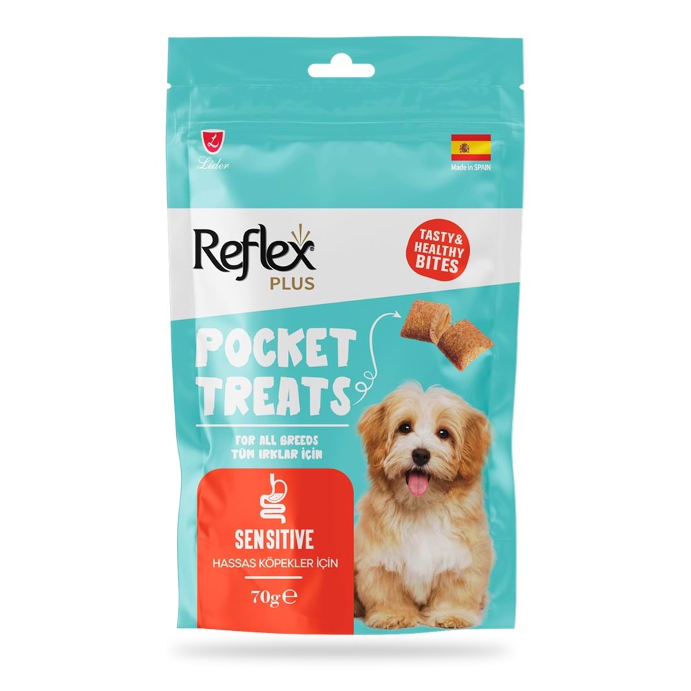 REFLEX POCKET TREATS HASSAS KÖPEKLER İÇİN KÖPEK ÖDÜL MAMASI 70 G