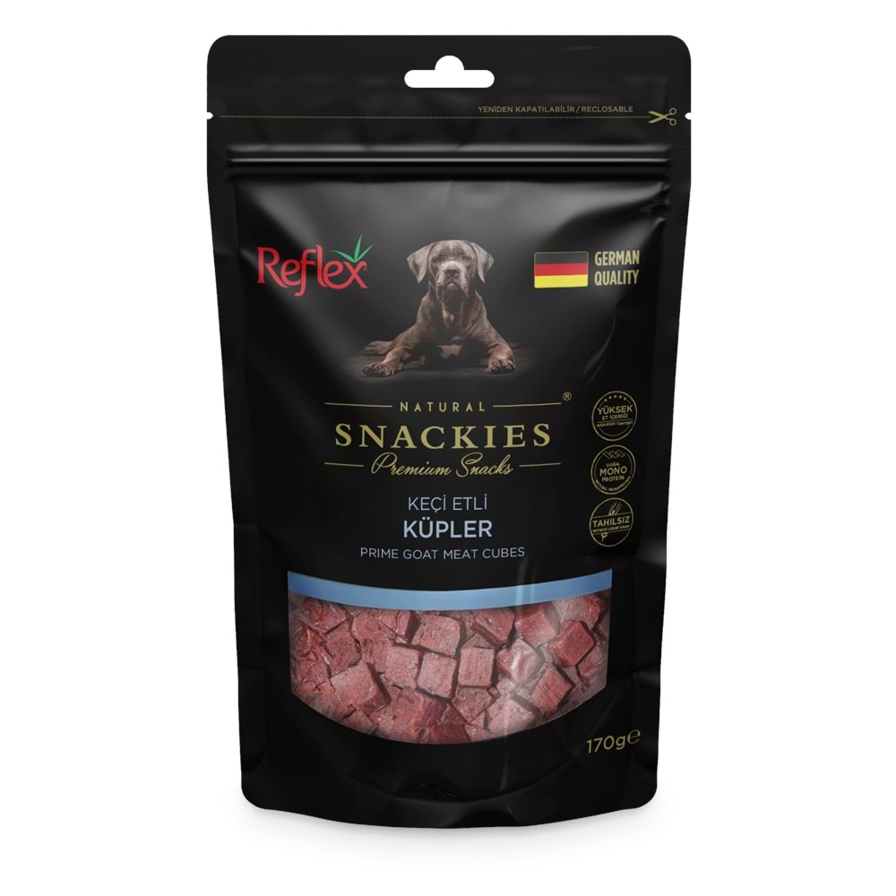 REFLEX SNACKIES KEÇİ ETLİ KÜPLER 170 G