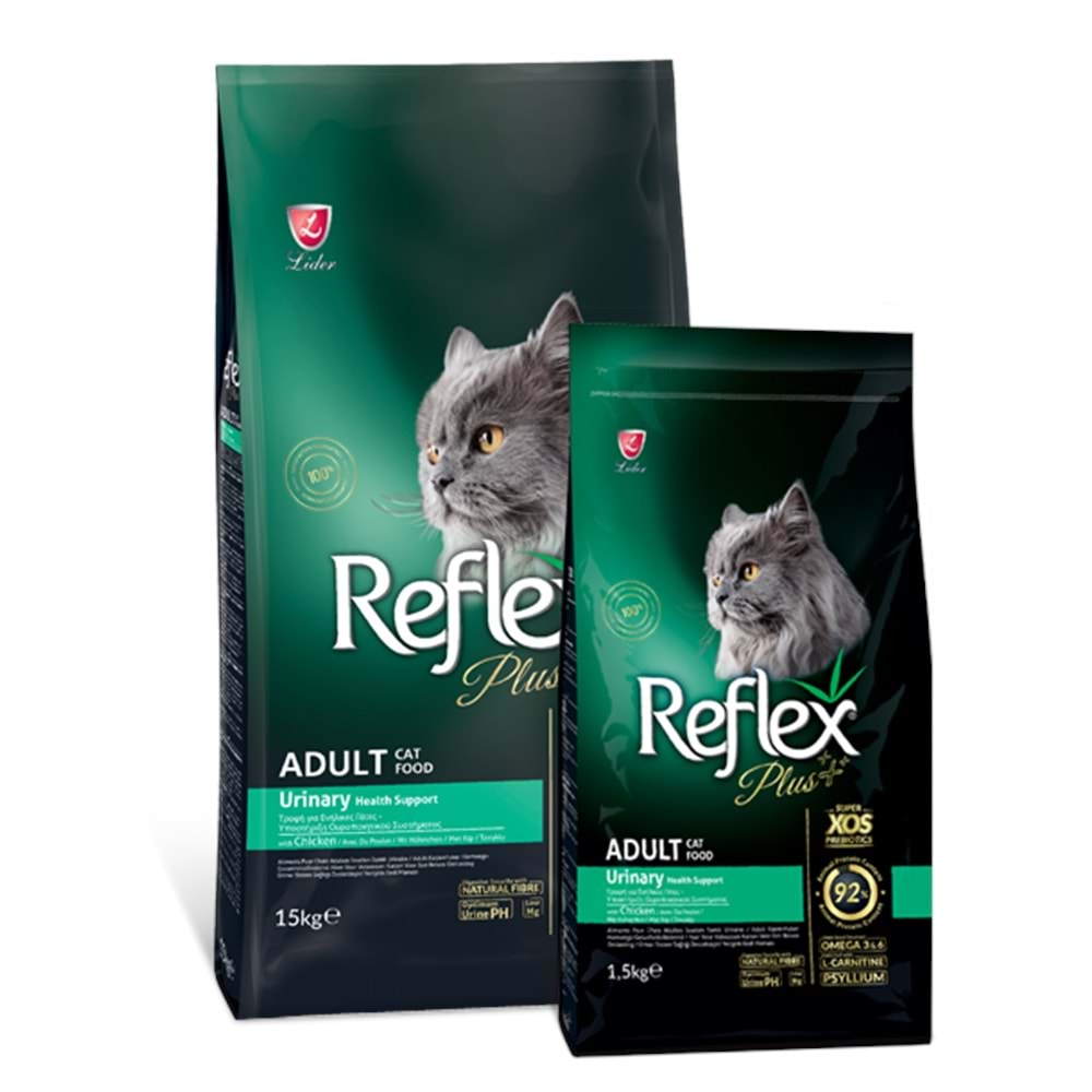 Reflex Plus Urinary Tavuklu Yetişkin Kedi Maması 15 kg