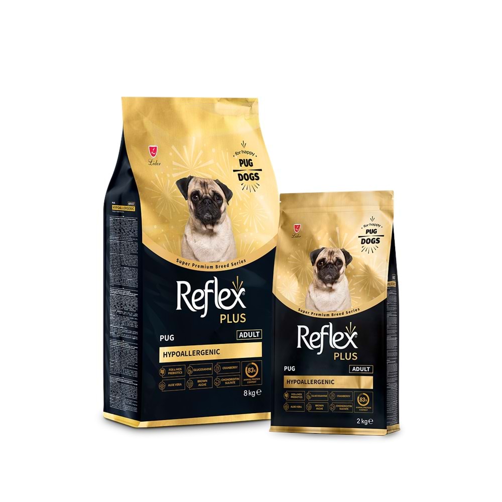 Reflex Plus Pug Yetişkin Köpek Maması 2 KG