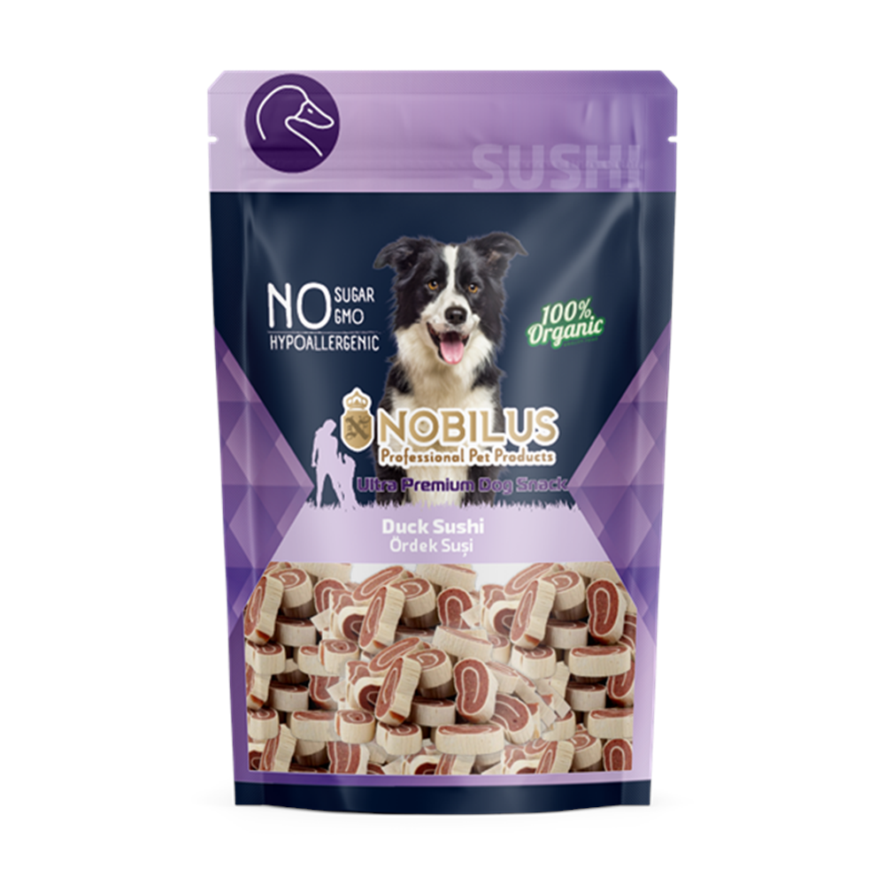 NOBİLUS ÖRDEK SUŞİ Köpek Ödülü 80Gr