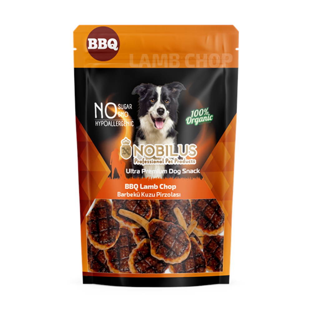NOBİLUS BARBEKÜ KUZU PİRZOLA Köpek Ödülü 80Gr