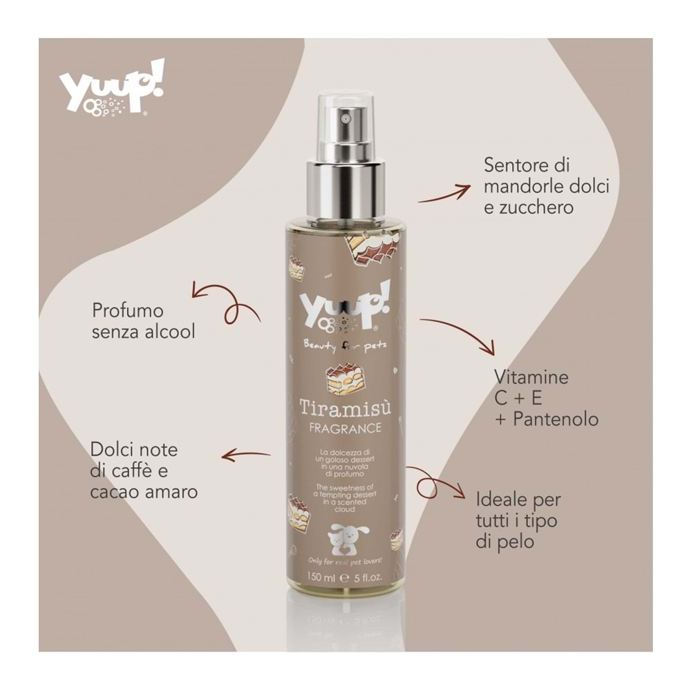 Yuup! Home-Tiramisü Fragrance 150 ml/5fl.oz. made in italy