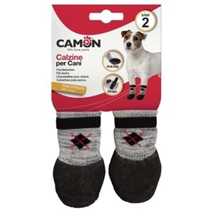 Camon Köpekler İçin Kaymaz Taban Çorap XL 5cm