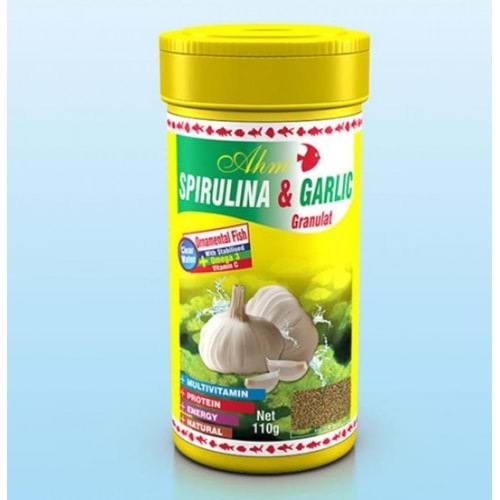 AHM0099 Spirulina&Garlic Granulat 100 Ml